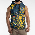 Cowboys NAIDOC Week 2026 Personalised Sleeveless Hoodie 50 Years of Deadly Aboriginal Art