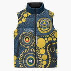 Cowboys NAIDOC Week 2026 Personalised Sleeveless Puffer Jacket 50 Years of Deadly Aboriginal Art