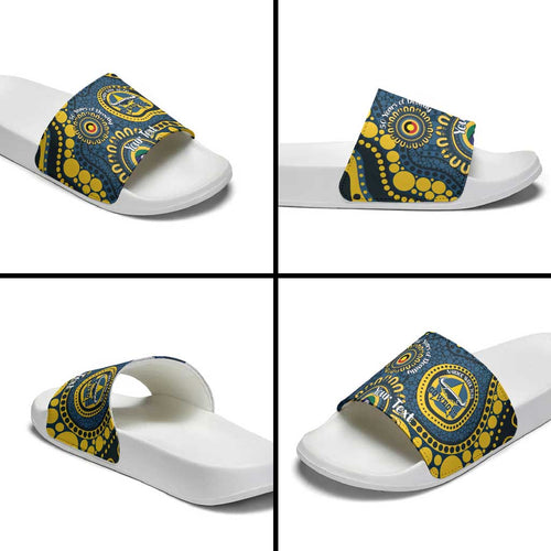 Cowboys NAIDOC Week 2026 Personalised Slide Sandals 50 Years of Deadly Aboriginal Art