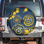 Cowboys NAIDOC Week 2026 Personalised Spare Tire Cover 50 Years of Deadly Aboriginal Art