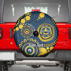 Cowboys NAIDOC Week 2026 Personalised Spare Tire Cover 50 Years of Deadly Aboriginal Art