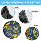 Cowboys NAIDOC Week 2026 Personalised Spare Tire Cover 50 Years of Deadly Aboriginal Art