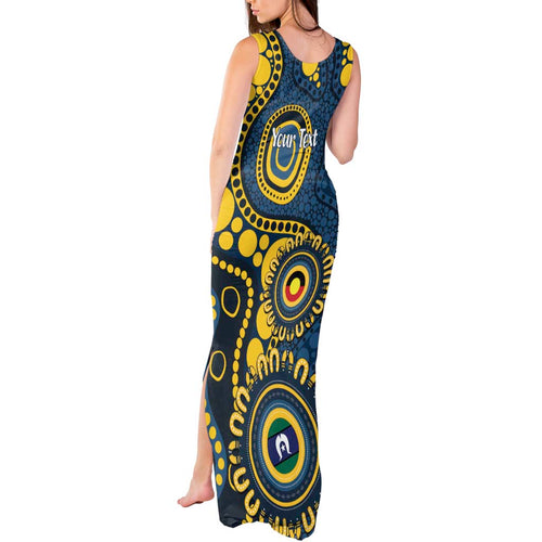 Cowboys NAIDOC Week 2026 Personalised Tank Maxi Dress 50 Years of Deadly Aboriginal Art