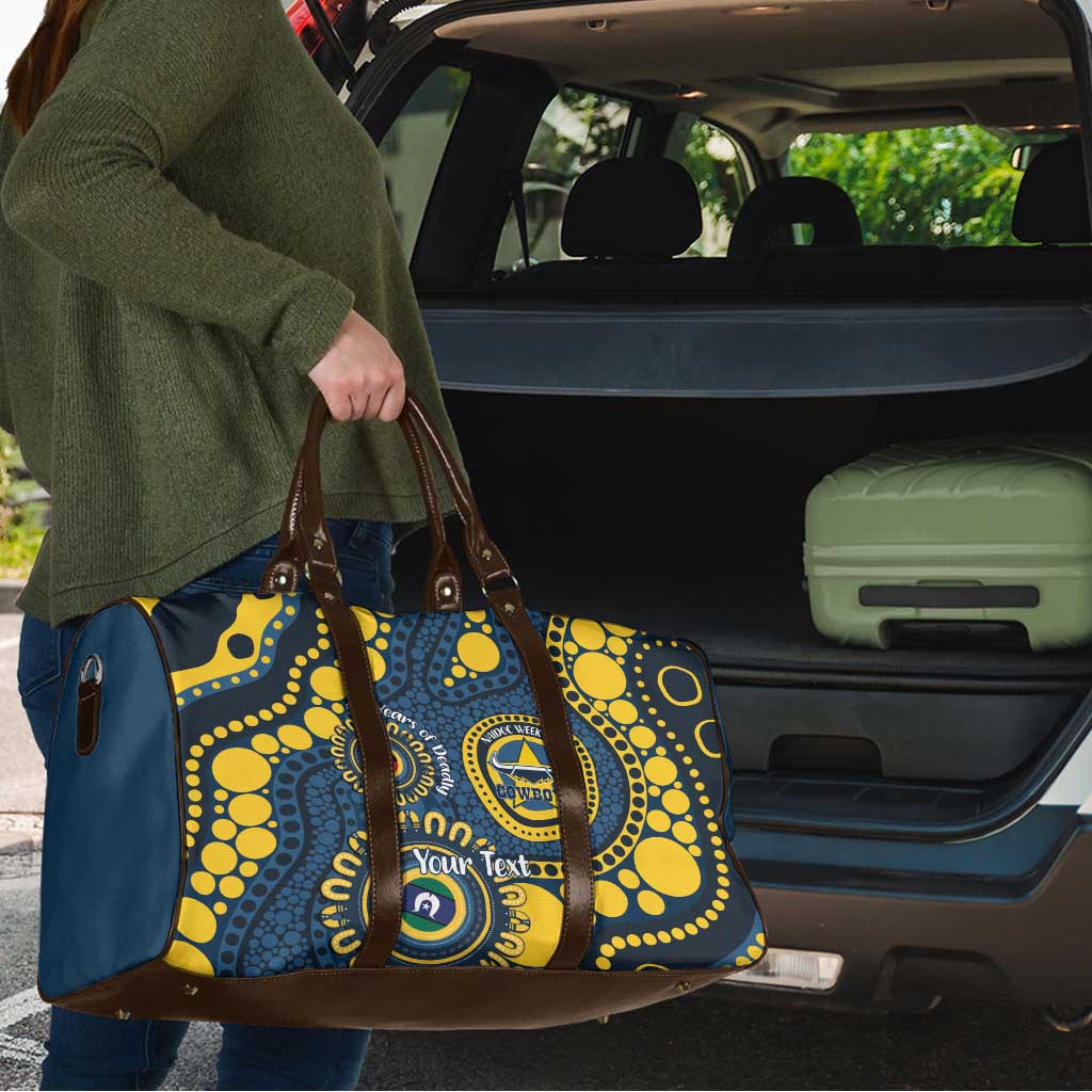 Cowboys NAIDOC Week 2026 Personalised Travel Bag 50 Years of Deadly Aboriginal Art