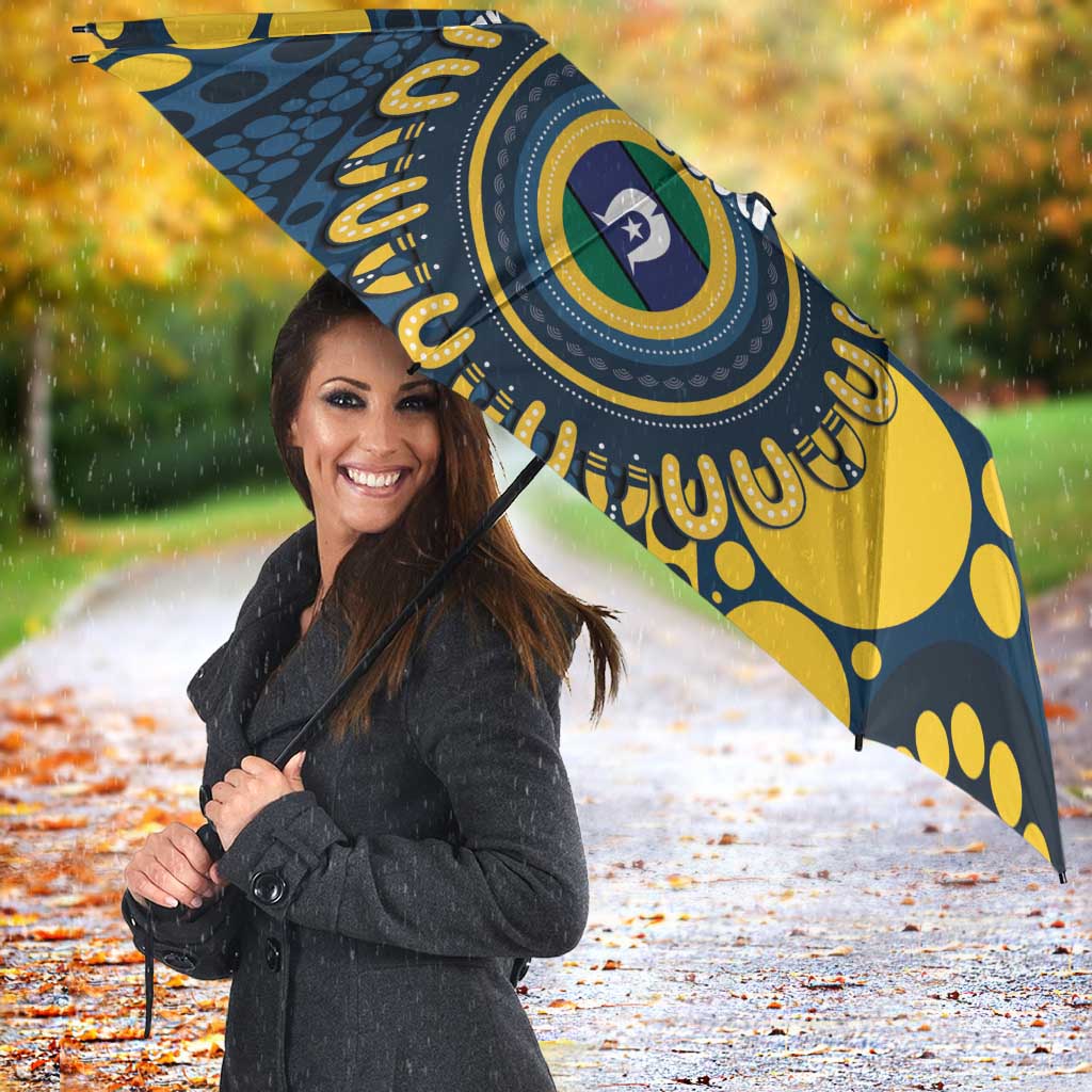 Cowboys NAIDOC Week 2026 Personalised Umbrella 50 Years of Deadly Aboriginal Art