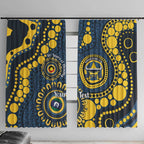Cowboys NAIDOC Week 2026 Personalised Window Curtain 50 Years of Deadly Aboriginal Art