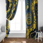 Cowboys NAIDOC Week 2026 Personalised Window Curtain 50 Years of Deadly Aboriginal Art