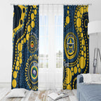 Cowboys NAIDOC Week 2026 Personalised Window Curtain 50 Years of Deadly Aboriginal Art