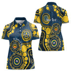 Cowboys NAIDOC Week 2026 Personalised Women Polo Shirt 50 Years of Deadly Aboriginal Art
