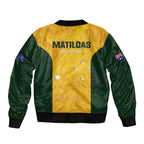 Australia Soccer Bomber Jacket Foord Matildas - Gold Marble
