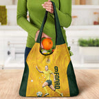 Australia Soccer Grocery Bag Foord Matildas - Gold Marble