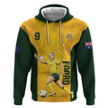 Australia Soccer Hoodie Foord Matildas - Gold Marble