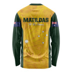 Australia Soccer Long Sleeve Shirt Foord Matildas - Gold Marble