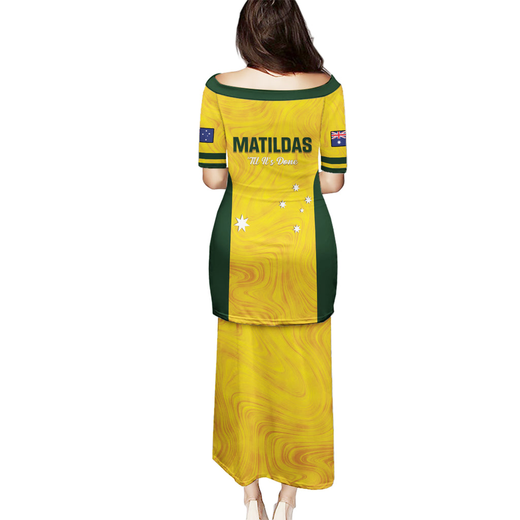 Australia Soccer Puletasi Foord Matildas - Gold Marble