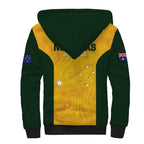 Australia Soccer Sherpa Hoodie Foord Matildas - Gold Marble