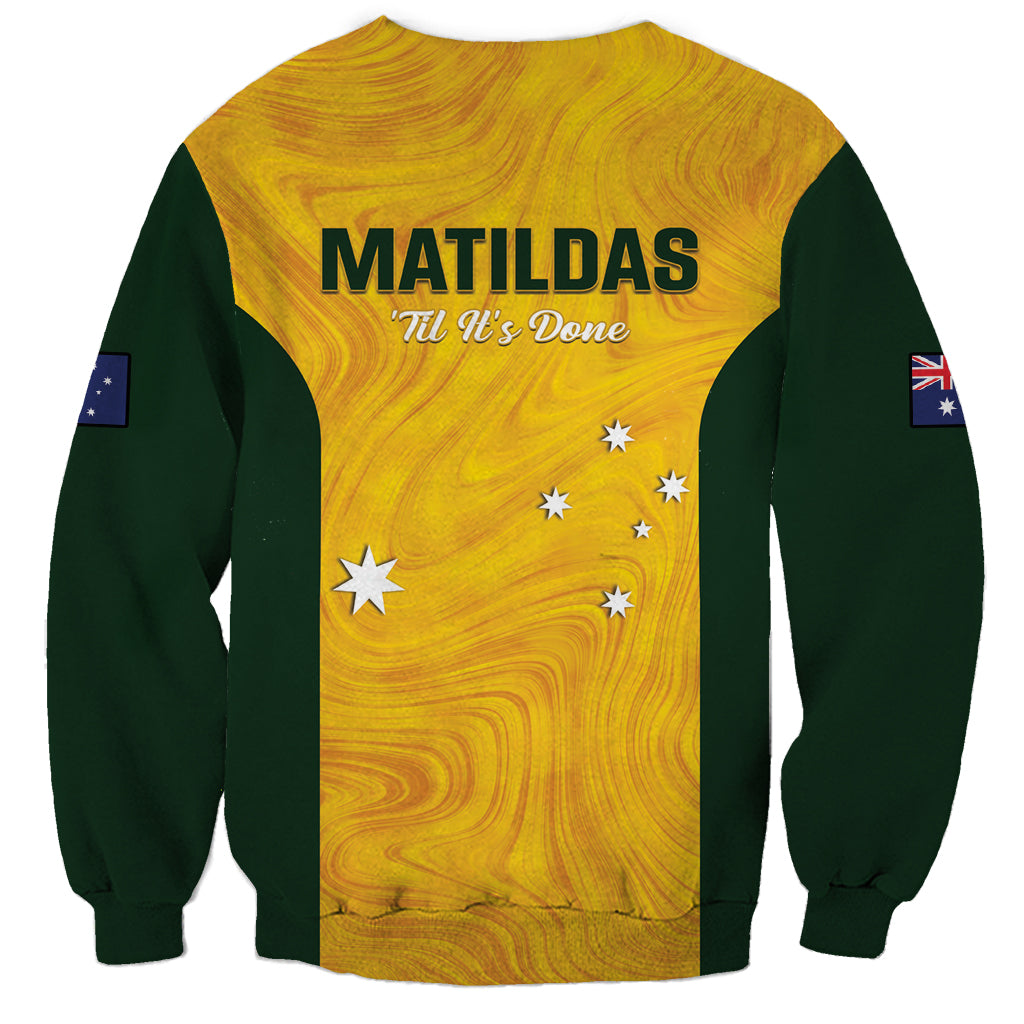 Australia Soccer Sweatshirt Foord Matildas - Gold Marble