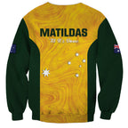 Australia Soccer Sweatshirt Foord Matildas - Gold Marble