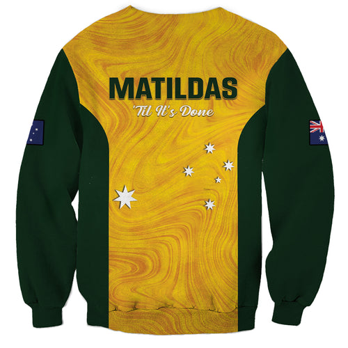Australia Soccer Sweatshirt Foord Matildas - Gold Marble
