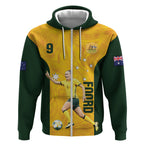 Australia Soccer Zip Hoodie Foord Matildas - Gold Marble
