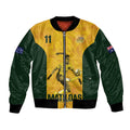 Australia Soccer Bomber Jacket Fowler Matildas - Gold Marble