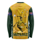Australia Soccer Long Sleeve Shirt Fowler Matildas - Gold Marble