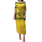 Australia Soccer Puletasi Fowler Matildas - Gold Marble