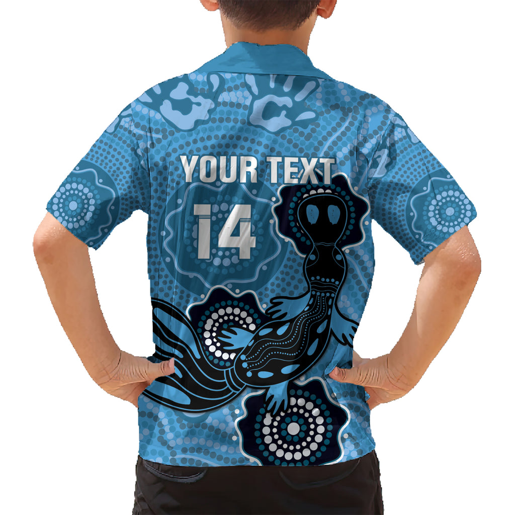Custom NSW Blues Rugby Hawaiian Shirt 2024 Platypus Mix Aboriginal Art