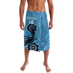 Custom NSW Blues Rugby Lavalava 2024 Platypus Mix Aboriginal Art