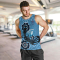 Custom NSW Blues Rugby Men Tank Top 2024 Platypus Mix Aboriginal Art