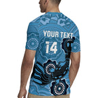 Custom NSW Blues Rugby Rugby Jersey 2024 Platypus Mix Aboriginal Art