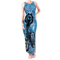 Custom NSW Blues Rugby Tank Maxi Dress 2024 Platypus Mix Aboriginal Art