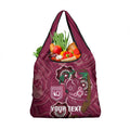 Custom Queensland Maroons Rugby Grocery Bag Koala Mix Aboriginal Art