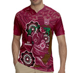 Custom Queensland Maroons Rugby Rugby Jersey 2024 Koala Mix Aboriginal Art