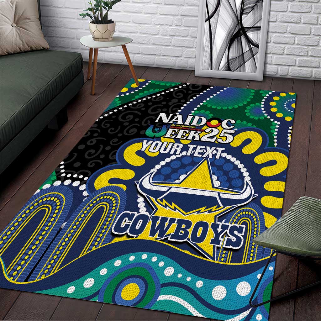 Custom NAIDOC Week 2025 Cowboys Area Rug Indigenous Art