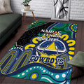 Custom NAIDOC Week 2025 Cowboys Area Rug Indigenous Art