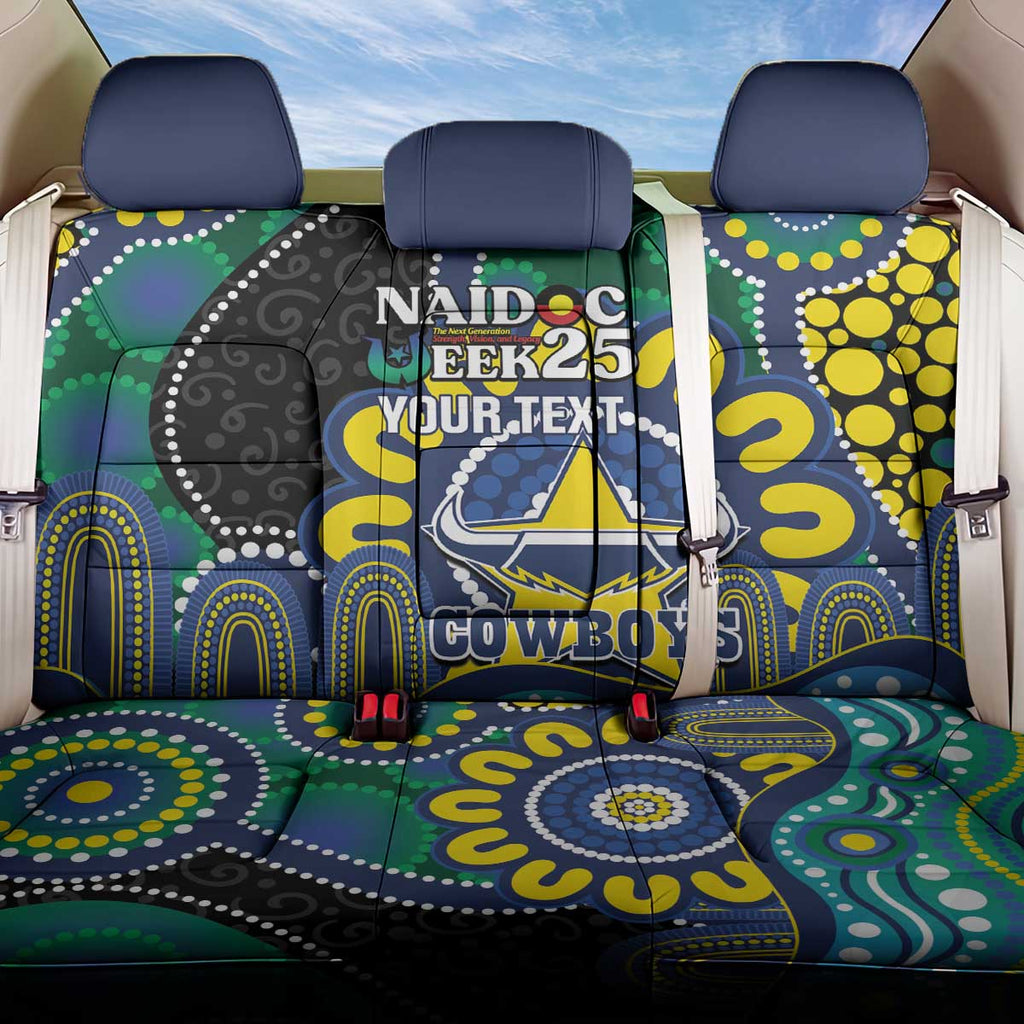 Custom NAIDOC Week 2025 Cowboys Back Car Seat Cover Indigenous Art