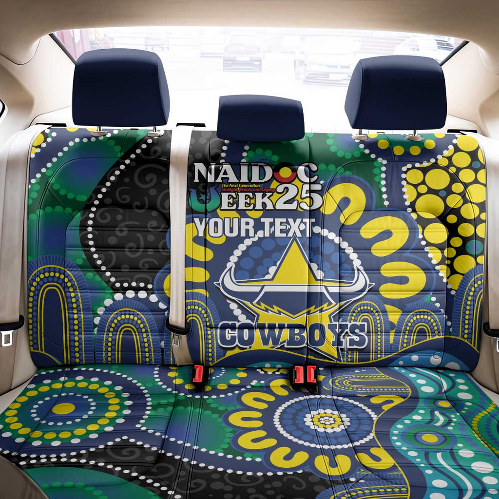 Custom NAIDOC Week 2025 Cowboys Back Car Seat Cover Indigenous Art