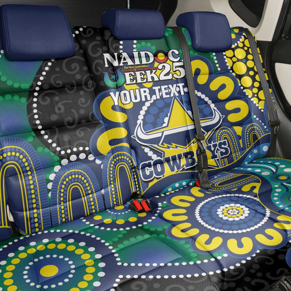 Custom NAIDOC Week 2025 Cowboys Back Car Seat Cover Indigenous Art