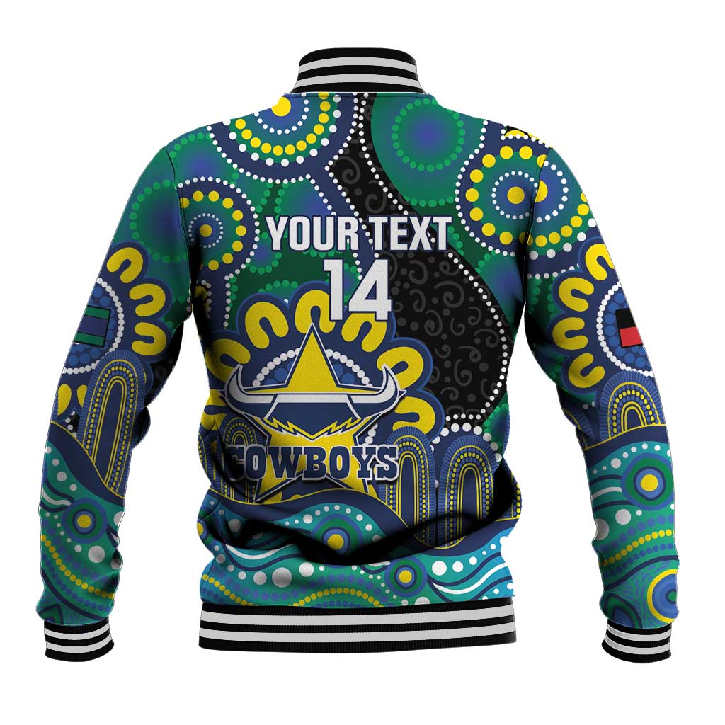 Custom NAIDOC Week 2025 Cowboys Baseball Jacket Indigenous Art