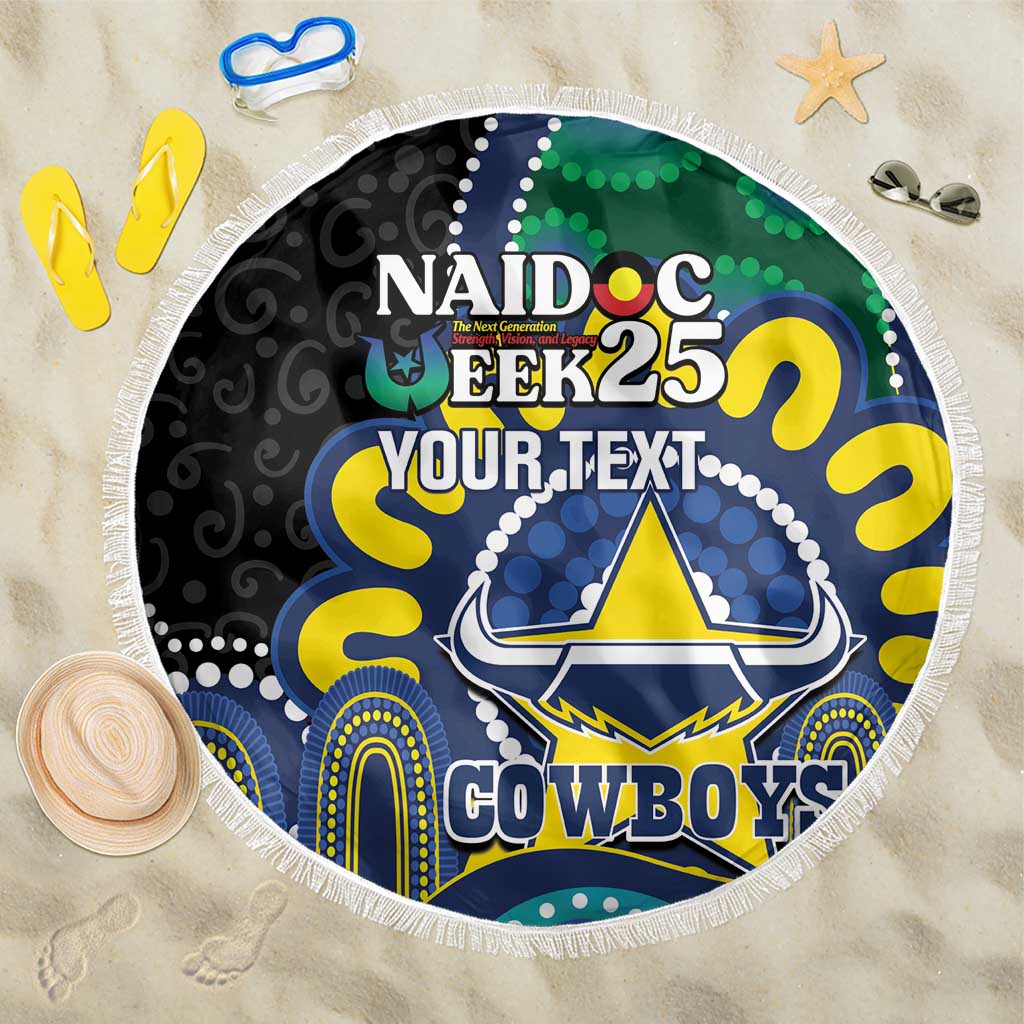 Custom NAIDOC Week 2025 Cowboys Beach Blanket Indigenous Art