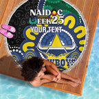 Custom NAIDOC Week 2025 Cowboys Beach Blanket Indigenous Art