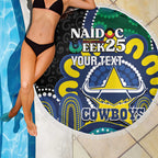 Custom NAIDOC Week 2025 Cowboys Beach Blanket Indigenous Art