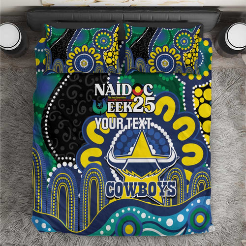 Custom NAIDOC Week 2025 Cowboys Bedding Set Indigenous Art