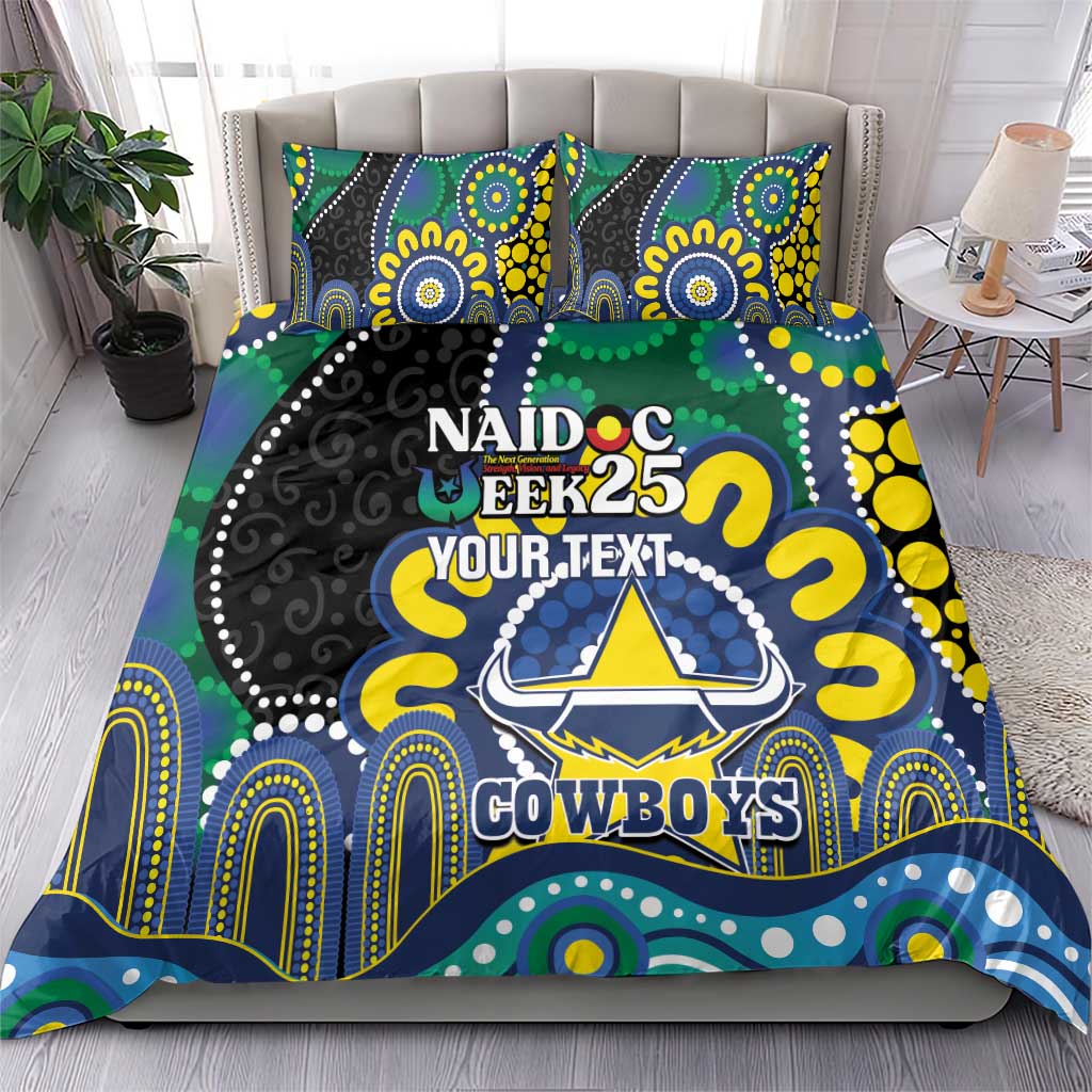 Custom NAIDOC Week 2025 Cowboys Bedding Set Indigenous Art