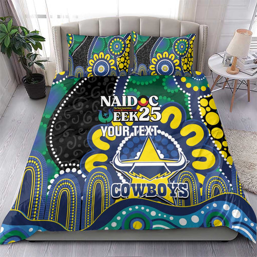 Custom NAIDOC Week 2025 Cowboys Bedding Set Indigenous Art
