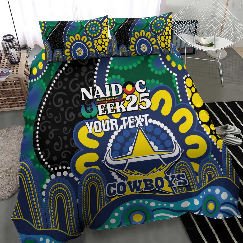 Custom NAIDOC Week 2025 Cowboys Bedding Set Indigenous Art