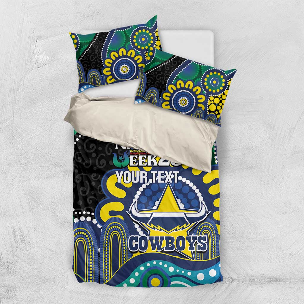 Custom NAIDOC Week 2025 Cowboys Bedding Set Indigenous Art