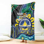 Custom NAIDOC Week 2025 Cowboys Blanket Indigenous Art