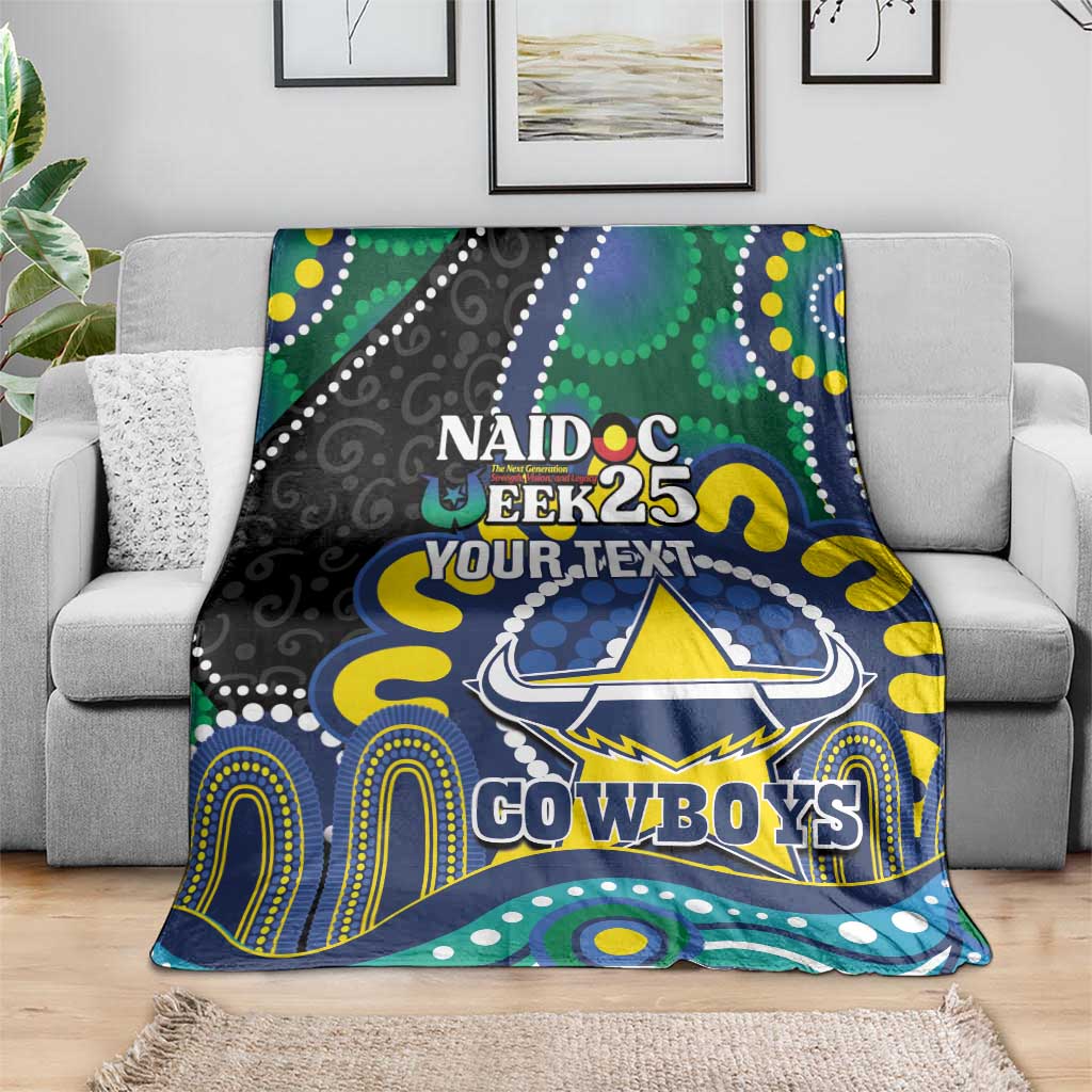 Custom NAIDOC Week 2025 Cowboys Blanket Indigenous Art