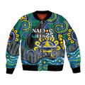 Custom NAIDOC Week 2025 Cowboys Bomber Jacket Indigenous Art